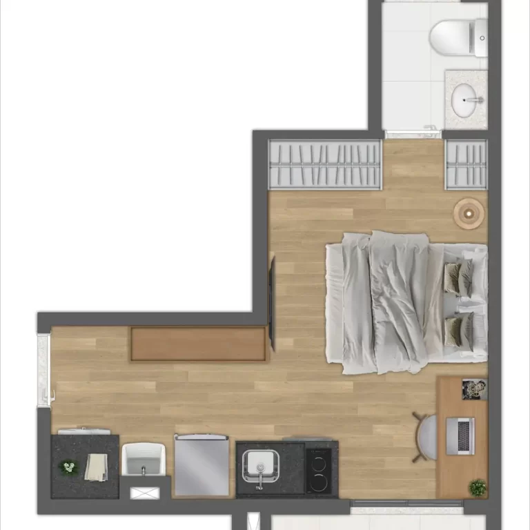 PLANTA 1 dorm 24m